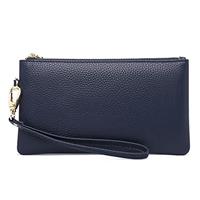SENDEFN Genuine Leather RFID Blocking Wristlet & Clutch, Zip Pocket Including Coins Compartment; Brand: SENDEFN