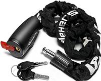 Bike Lock, Bicycle Lock Thick Heavy Duty Anti-Theft Bike Chain Lock High Security Cycling Lock with 2 Keys Suitable for Scooters, Mountain Bikes, Motorbikes, Door, Gate, Fence