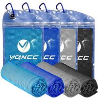 YQXCC 2 Pack Cooling Towel (120x30 cm) Ice Towel for Neck, Microfibre Cool, Soft Breathable Chilly for Yoga, Golf, Gym, Camping, Running, Workout & More Activities