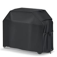 BBQ Cover, BBQ Covers Waterproof Heavy Duty Large 600D with Handle Vent Strap Drawstring Buckle Large BBQ Cover Rip-proof Dust-proof Anti-UV for Weber Brinkmann Outback Char Broil etc (150x63x119cm)