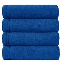 GC GAVENO CAVAILIA Large Towels Bath Sheet - Highly Absorbent Egyptian Cotton Towel Set - 4 Pack Extra Soft Large Bath Towel White - Quick Dry Bath Sheets - 450 GSM Washable Towels, 75X135 Cm