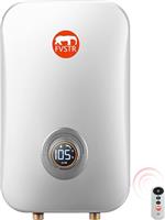 Instant Electric Tankless Water Heater 220/240V, FVSTR Small Smart Portable Self-Modulating on DemandUse Under Sink Kitchen Household Shower, Hot Water for House Shower [Energy Class A]