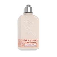 L'OCCITANE Cherry Blossom Shimmering Body Lotion 250ml | Floral Scent | Vegan & 93% Readily Biodegradable | Luxury & Clean Beauty Body Moisturiser for All Skin Types