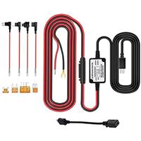 Dash Cam Hardwire Kit, INRIGOROUS Universal Hard Wire Kit 3M10ft Car Camera Charge Power Cord Kit 12V 24V to 5V Power Adapter with Fuse for Dash Cam, GPS Navigator, Radar Detector,Sat Nav