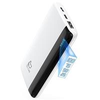 SLuB Power Bank, 12000mAh Portable Charger, Thin and Light Battery Pack, 2A (USB Input&Output), Remaining Battery Display, Suitable for iPhone, Samsung, Huawei, iPad, etc