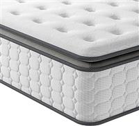 Vesgantti 5FT King Size Mattress, 10.6 Inch Pocket Sprung Mattress King Size with Breathable Foam and Individually Pocket Spring - Medium, Upgraded Pillow Top Collection