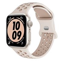 Higgs Sport Strap Compatible with Apple Watch Strap 44mm 45mm 46mm 42mm 49mm 40mm 38mm 41mm, Breathable Silicone Double Hole Band for iWatch Strap Series 10 9 8 7 6 5 4 3 2 1/SE/Ultra
