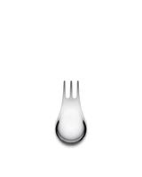 Alessi Moscardino GIMR01S4 - Set of Four Design Multipurpose Cutlery, Synthesis of Fork and Spoon, in 18/10 Polished Stainless Steel