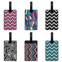 6pcs Luggage Tags, Travel Suitcase Luggage Tags Business Card Holder/Travel ID Bag Tag