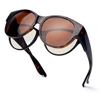 Face Shadow Polarized Sunglasses Fit Over Glasses for Women Oversized Sunglasses to Go Over Glasses UV Protection Lightweight