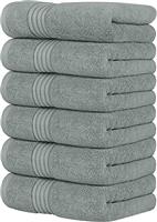 Utopia Towels - Premium Hand Towels - 100% Combed Ring Spun Cotton, Ultra Soft and Highly Absorbent, Exrta Large Thick Hand towels 41 x 71 cm, Hotel & Spa Quality Hand Towels (6-Pack)