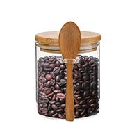 Glass Jars with Airtight Lid and Spoon,Glass Food Storage Jars Containers,Overnight Oats Containers with Lids,Decorative home Kitchen Jars for Spice Bath Salt Tea Coffee Sugar Canisters