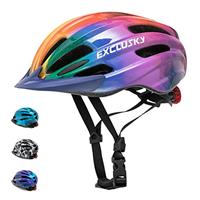 Kids Bike Helmet Exclusky Boys Girls Bike Helmet Adjustable Kids Cycle Helmet 50-57cm, Multi-Sport Kids Helmet Age 5-7-9-10-12, Bicycle Helmet Kids with Visor