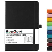 A5 Notebook - Notebook A5 with Premium Paper, Faux Leather N