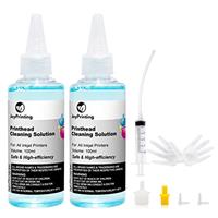 JoyPrinting Printhead Cleaner Kit for Inkjet Printers, Printer Nozzle Cleaning Kit Compatible for Print Heads of Printers Epson/HP/Canon/Brother/Samsung/Lexmark 100ml 5ml Premium Syringe
