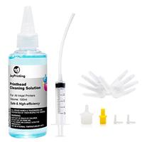 JoyPrinting Printhead Cleaner Kit for Inkjet Printers, Printer Nozzle Cleaning Kit Compatible for Print Heads of Printers Epson/HP/Canon/Brother/Samsung/Lexmark 100ml 5ml Premium Syringe