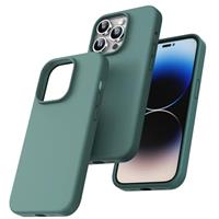 TOCOL Silicone for iPhone SE Case, Liquid Silicone Multi-Color Slim Silky-Soft Touch Anti-Scratch Shockproof Protective Phone Cover, Midnight Blue