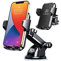 VANMASS BEST & Strongest Car Phone Holder Upgraded Military-Grade Suction Patent & Safety Certs Mobile Mount Dashboard Windscreen Vent Van Stand Cradle for iPhone 16 15 Pro Max 14 13 12 Samsung