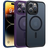 TORRAS Magnetic Guardian for Max Case[Shockproof Beyond 12FT Military][Compatible with MagSafe& Fast Charging], Slim Translucent Protective Phone Case