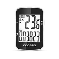 COOSPO Bike Computer Wireless GPS BC26, Bluetooth Cycle Computer GPS IPX7 Waterproof, Bike Speedometer Odometer with 2.3 Inch Auto-Backlight, Bicycle Computer Support CooSpoRide