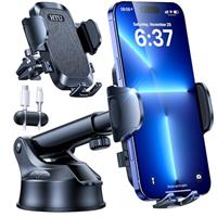 2025True Military-GradeBEST Car Phone Holder Upgraded Strongest Suction & HookMobile Phone Mount for Dashboard Windshield Vent Cradle Van for iPhone 16 15 Pro Max 14 13 Samsung