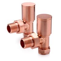 Sandy Beach Radiator Valve - Radiator Valves Set for Bathroo