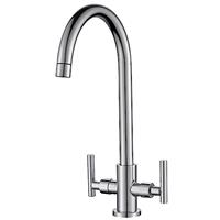 Cobbe Kitchen Tap, Kitchen Sink Mixer Taps, Dual Lever Swive