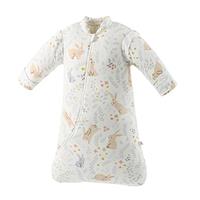 Baby Winter Sleeping Bag 2.5 Tog Removable Long Sleeves Kids Sleeping Sack Swaddle Cute Rabbit Unisex Boys Girls Wearable Blanket Grow Bag
