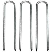 Ground Stakes Tent Steel Pegs Nails Trampoline Staples Garde