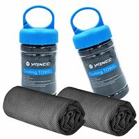 YQXCC Cooling Towel (120x30 cm) Ice Towel for Neck, Soft Breathable Chilly Towel, Microfibre Cool Towel for Yoga, Golf, Gym, Camping, Running, Workout & More Activities