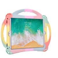 iPad 6th Generation Case, iPad 5th Generation Case, TopEsct Kids Case for iPad 2017/2018 9.7 inch Built-in Handle Stand,with a Strap Silicone Shockproof iPad Air Air 2 Cover
