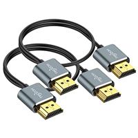 Twozoh Ultra-Thin HDMI to HDMI Cable