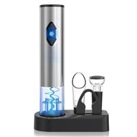 CIRCLE JOY 5-in-1 Wine Opener Set Electric Stainless Steel A