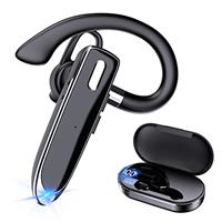 EUQQ In-Ear Wireless Bluetooth Headset With Microphone - Up to 10 Hours Talk Time for Smartphones, Car Tablets (Without Charging Case) - Model 530-2