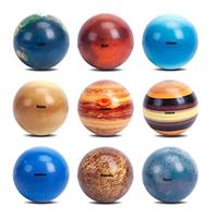 POTWPOT Planets Stress Balls, 9 Pieces Solar System Stress Balls Stress Relief Toys Sensory Balls for Children with Outer Space Theme Party Favors and Birthday Party Supplies