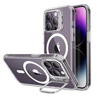 ESR for iPhone 16 Pro Case, Camera Control Compatible with MagSafe, Military-Grade Protective Case, Built-in Stash Stand Phone Case, Scratch-Resistant Back Cover, Classic Series, Clear