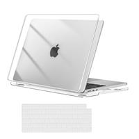 MOSISO Compatible with MacBook Air 13.6 inch Case 2025 2024 2023 2022 M4 M3 M2 Touch ID, Hard Shell Cover for MacBook Air Case 13.6 A3240 A3113 A2681 with Keyboard Cover Skin