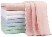 Orighty Baby Washcloths(7''x9''), Microfibre Coral Fleece Baby Towels, Super Soft and Absorbent Wash Cloths for Newborns, Infants and Toddlers, Gentle on Delicate Skin for Face Hands and Body