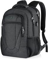 Travel Laptop Backpack for Men, School Backpacks for Teens Boys Water Resistant Back Pack with USB Charging Port, Business Anti Theft Durable Computer Bag