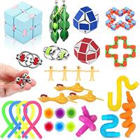 Nestling Fidget Toys Pack, 30 Pcs Toy Set, Stress Anxiety Relief Set for ADD OCD Autistic Kids and Adults, Best Gifts Children Adults on Weekdays, Holidays or Birthdays