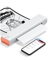 Phomemo M08F Portable Thermal Printer - Wireless Mobile Printers for Home Use Office Vehicles Car Tattoo Stencils, Bluetooth Inkless Printer