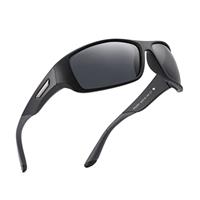 PUKCLAR Mens Sports Polarised Sunglasses for Men Women Running Cycling Fishing Driving Golf TR90 Frame