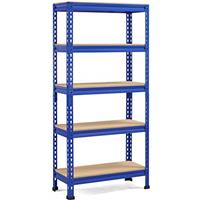 Yaheetech Garage Storage shelves 5 Tier Garage Shelving Units,Heavy Duty Racking shelves for Home/Office/Workshop/warehouses, 70x30x150cm