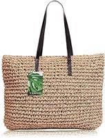 YXQSED Round Woven Bag Shoulder Bag For Women - Summer Beach