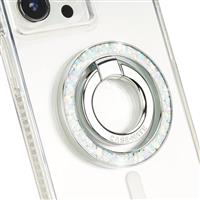 Case-Mate Magnetic Phone Ring Holder iPhone MagSafe Stand - Removable MagSafe Phone Holder for Hand - Thin Collapsible Grip Ring for iPhone Pro Max 16/15 Pro Max/14/13/12/S25 Ultra - Twinkle Disco