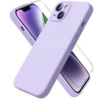 ACRONIX iPhone 14 Case - 6.1", with Screen Protector, Silky-Soft Touch Liquid Silicone Shockproof Case - Comprehensive Protection Cover