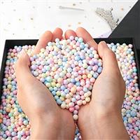 XUBX 100g Multicolor Foam Balls Beads, Rainbow Decorative St