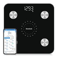 Homebuds Digital Body Weight Bathroom Scales, Weighing Professional Since 2001, Crystal Clear LED and Step-on, Batteries Included, 28st/400lb/180kg