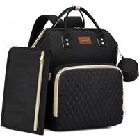 ROSEGIN Baby Changing Bag Backpack, Large Waterproof Nappy Baby Bag for Mum & Dad Multifunction Diaper Bag with Changing Mat, Buggy Clips & Dummy Holder