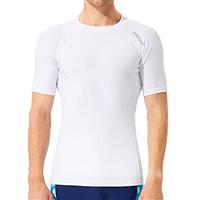SURFEASY Men's Short Sleeve Rash Vest Swim Shirt, UPF 50+ Sun Protection Quick Dry Rashguard